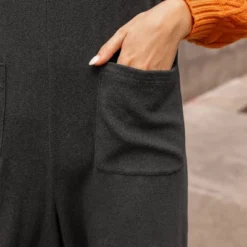 Women's Charcoal Sleeveless Wide Leg Jumpsuit - Cupshe -CUPSHE Store GUEST 8344a6b6 a6a9 477a 912d 142906f062ab