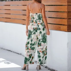 Women's Tropical Smocked Cami Jumpsuit - Cupshe -CUPSHE Store GUEST 85a2791b c8e9 4f74 a74f 664b18d01c71