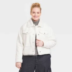 Women's Faux Fur Lined Trucker Jacket - Universal Thread™ Ivory -CUPSHE Store GUEST 88771e0e b478 4427 979e a270c6d9825a