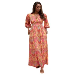 Rebdolls Women's Yesenia Puff Sleeve Maxi Dress -CUPSHE Store GUEST 8892ecb2 8378 4f60 a633 9d7768216faa