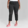 Women's Super-High Rise Distressed Slim Straight Jeans - Wild Fable™ Black Wash 13 Women's Super-High Rise Distressed Slim Straight Jeans - Wild Fable™ Black Wash -CUPSHE Store GUEST 88cef939 ce11 4a94 9575 0a415328dd74