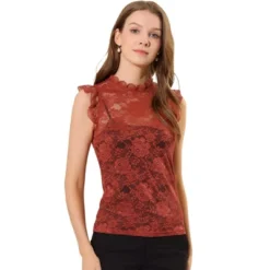 Allegra K Women's Sleeveless Blouse See Through Ruffle Semi Sheer Floral Lace Top 12 Allegra K Women's Sleeveless Blouse See Through Ruffle Semi Sheer Floral Lace Top -CUPSHE Store GUEST 8afd77d1 1030 4f17 9d1c 22c674d5b4ee