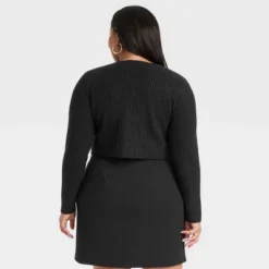 Women's Faux Cashmere Shrug Cardigan - Ava & Viv™