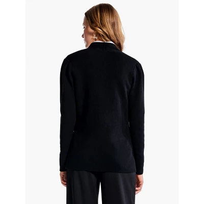 NIC + ZOE Femme Sleeve Sweater 4 NIC + ZOE Femme Sleeve Sweater - Image 4