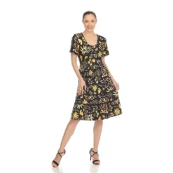 Women's Floral Short Sleeve Knee Length Dress 12 Women's Floral Short Sleeve Knee Length Dress -CUPSHE Store GUEST a42d0f67 e6cb 4f47 b6e0 167b67d82f9d