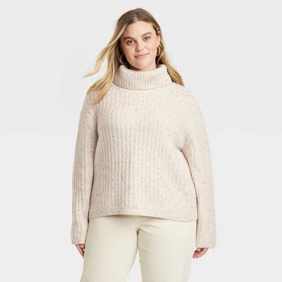 Women's Mock Turtleneck Cashmere-Like Pullover Sweater - Universal Thread™ 7 Women's Mock Turtleneck Cashmere-Like Pullover Sweater - Universal Thread™ - Image 7