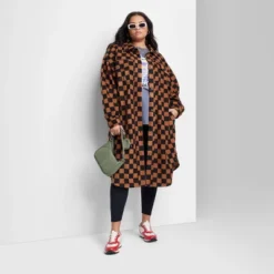 Women's Ascot + Hart Checkered Graphic Shacket - Brown 15 Women's Ascot + Hart Checkered Graphic Shacket - Brown -CUPSHE Store GUEST a7b97147 d079 467d ae4b 6bd5770c7069