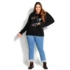 Women's Plus Size Snow Sparkle Sweater - Black | AVENUE 10 Women's Plus Size Snow Sparkle Sweater - Black | AVENUE -CUPSHE Store GUEST a9a4aadb 4ff6 4dda b318 6a32551ba1cd