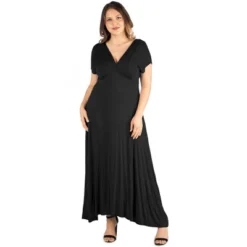 24seven Comfort Apparel Womens Plus Size Empire Waist V Neck Maxi Dress 10 24seven Comfort Apparel Womens Plus Size Empire Waist V Neck Maxi Dress -CUPSHE Store GUEST a9ea31b4 e741 41c5 97f5 123229c866e9