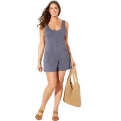 Swimsuits For All Women’s Plus Size Jersey Knit Romper -CUPSHE Store GUEST ac40c68a 4804 473e 9166 3d3934accd10