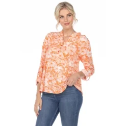 Women's Pleated Casual Floral Blouse - White Mark 16 Women's Pleated Casual Floral Blouse - White Mark -CUPSHE Store GUEST adb207e2 cf50 4208 bee5 1b3b8613debb