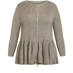 Women's Plus Size Zip Peplum Cardigan - Gray | AVENUE 10 Women's Plus Size Zip Peplum Cardigan - Gray | AVENUE -CUPSHE Store GUEST b732089b c9fc 4028 b59e cfa5c959e5e5