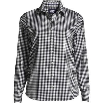 Lands' End Women's No Iron Supima Cotton Long Sleeve Shirt 1 Lands' End Women's No Iron Supima Cotton Long Sleeve Shirt