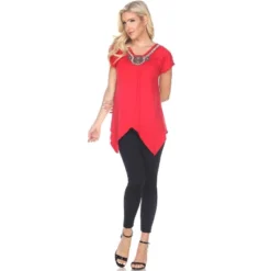 Women's Embellished V-Neck Fenella Top Tunic - White Mark -CUPSHE Store GUEST be49526f e0f7 412b a836 acfcd0ff7b19