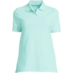 Lands' End Women's Mesh Cotton Short Sleeve Polo Shirt -CUPSHE Store GUEST c272ee7a f1a1 4d14 a397 6655943017a7