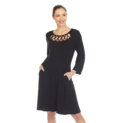 Women's Criss Cross Neckline Swing Dress -CUPSHE Store GUEST c6797eed cc45 44e3 a651 440d91150558
