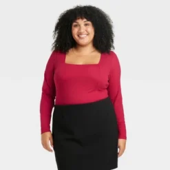 Women's Long Sleeve Slim Fit Corset T-Shirt - Ava & Viv™ -CUPSHE Store GUEST cbf3e025 1e7f 4fb5 81d9 1ea0ad153015