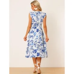 Allegra K Women's V Neck Lace Insert Waist Midi Floral Sundress 9 Allegra K Women's V Neck Lace Insert Waist Midi Floral Sundress -CUPSHE Store GUEST cc0b344c fa5e 4853 9f3e 0535f68822e2