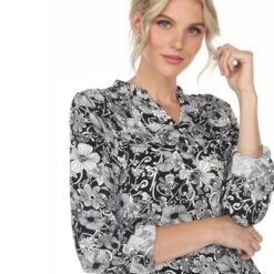 Women's Pleated Casual Floral Blouse - White Mark 12 Women's Pleated Casual Floral Blouse - White Mark -CUPSHE Store GUEST cd53ca42 5af5 44f6 a649 52e93b976f98