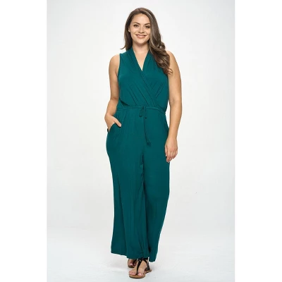 WEST K Women's Jillian Plus Size Sleeveless Knit Jumpsuit 5 WEST K Women's Jillian Plus Size Sleeveless Knit Jumpsuit - Image 5