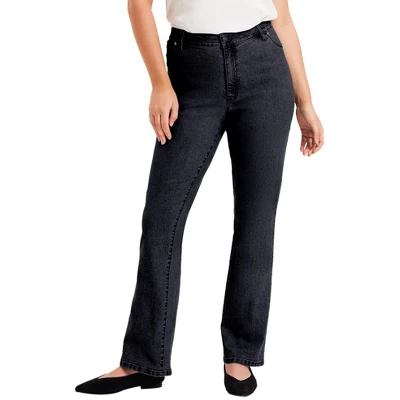 June + Vie By Roaman's Women’s Plus Size June Fit Bootcut Jeans 4 June + Vie By Roaman's Women’s Plus Size June Fit Bootcut Jeans - Image 4