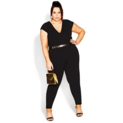 Women's Plus Size Evie Jumpsuit - Black | CITY CHIC 9 Women's Plus Size Evie Jumpsuit - Black | CITY CHIC -CUPSHE Store GUEST d8bb96d2 ff37 4aa6 8bc2 820052d847be