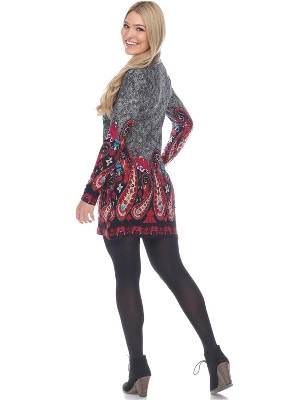 Women's Sandrine Embroidered Sweater Dress - White Mark 2 Women's Sandrine Embroidered Sweater Dress - White Mark - Image 2