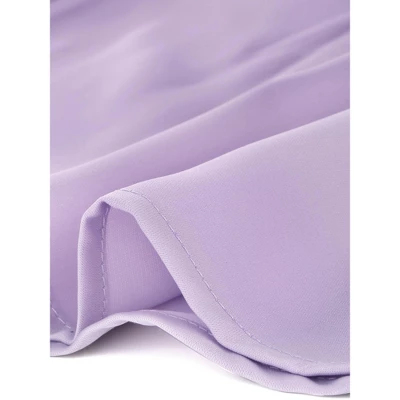 Allegra K Women's Tie V Neck Ruffle Neck Top Puff Sleeve Ruffle Cuff Casual Blouse 5 Allegra K Women's Tie V Neck Ruffle Neck Top Puff Sleeve Ruffle Cuff Casual Blouse - Image 5