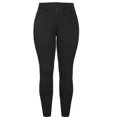 Women's Plus Size Harley Regular Skinny Jean - Black | CITY CHIC 2 Women's Plus Size Harley Regular Skinny Jean - Black | CITY CHIC - Image 2