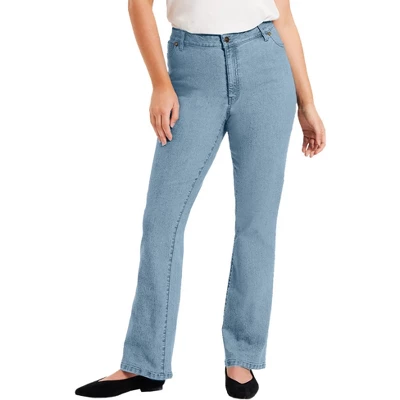 June + Vie By Roaman's Women’s Plus Size June Fit Bootcut Jeans 9 June + Vie By Roaman's Women’s Plus Size June Fit Bootcut Jeans - Image 9