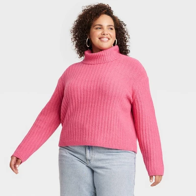 Women's Mock Turtleneck Cashmere-Like Pullover Sweater - Universal Thread™ 4 Women's Mock Turtleneck Cashmere-Like Pullover Sweater - Universal Thread™ - Image 4