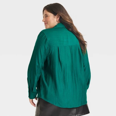 Women's Long Sleeve Button-Down Shirt - A New Day™ 2 Women's Long Sleeve Button-Down Shirt - A New Day™ - Image 2