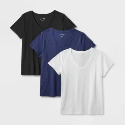 Women's 3pk Fitted V-Neck Short Sleeve T-Shirt - Universal Thread™ 10 Women's 3pk Fitted V-Neck Short Sleeve T-Shirt - Universal Thread™ -CUPSHE Store GUEST fb60aa59 31fb 41e2 a3c0 2bf3edad911f