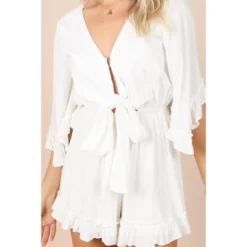 Petal And Pup Womens Tuilly Long Sleeve Romper